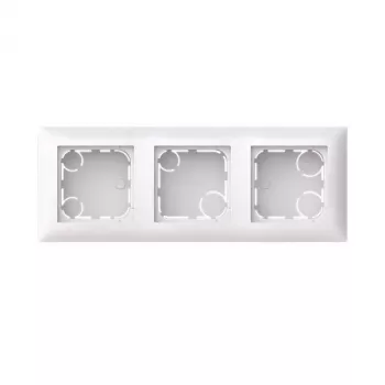 ABB Busch-balance SI overfladekabinet, 3-fag, fladt design, studiowhite 2TKA00005516