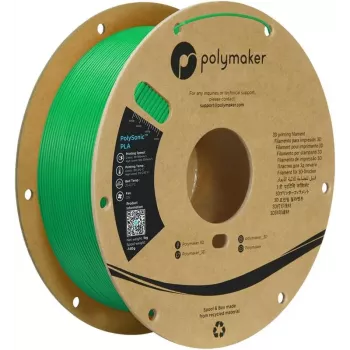 Polymaker PolySonic PLA High Speed 1,75 mm grøn 1 kg 3D-printer-filament PA12010