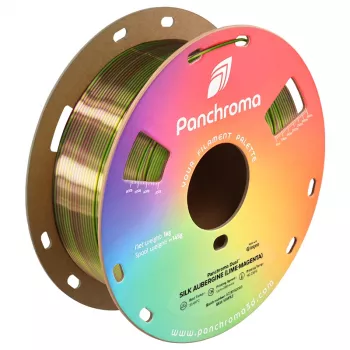 Polymaker Panchroma PLA Dual Silk Aubergine Filament 1,75 mm 1 kg (Lime-Magenta)