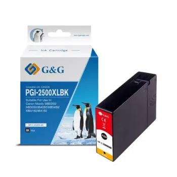 G&G kompatibel blækpatron til Canon PGI-2500XLBK (9859) – høj kapacitet sort