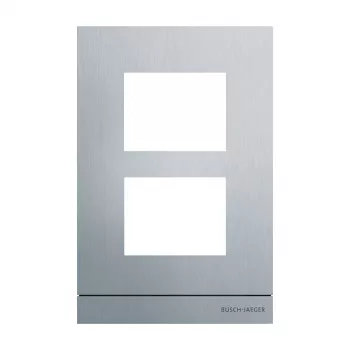 Busch-Jaeger 41392CF-A-03 Audio-frontplade 1/2 modul Alpinhvid 2TMA200160A0032