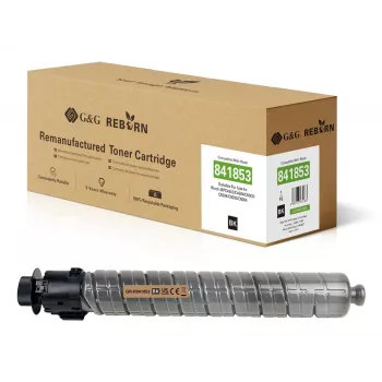 G&G kompatibel tonerpatron til Ricoh 841853, sort, 33 000 sider GR-R841853