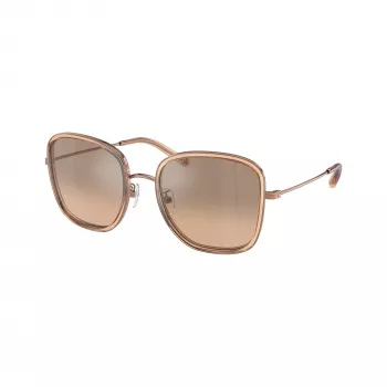 Tory Burch TY6101 33683D Dame-solbriller, Dark Havana-stel, brune gradientglas, 53mm