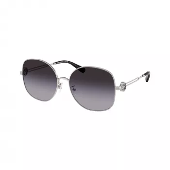 Tory Burch TY6112-32748G Dame-solbriller, mørkebrunt Havana-stel, brune gradientglas, 56/16/140 mm
