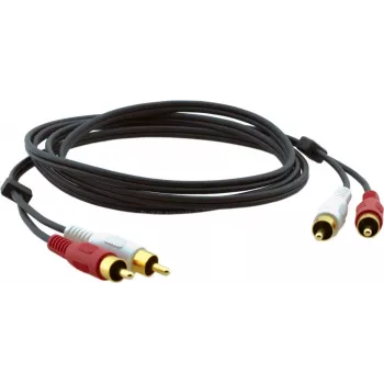 Kramer C-2RAM/2RAM-10 koaksial-audiokabel RCA-stik til RCA-stik 3,0m sort 95-0202010