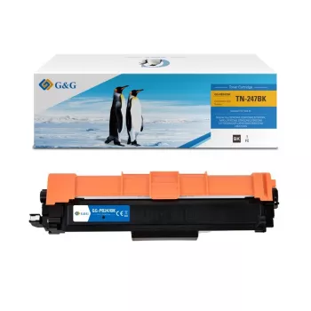 G&G kompatibel tonerkassette til Brother TN-247BK (16020), sort, 3000 sider