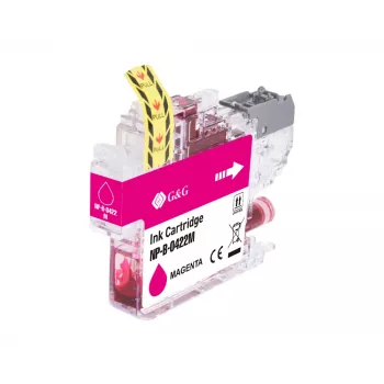 G&G kompatibel blækpatron Brother LC422M magenta (550 sider) 20582