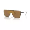 Michael Kors Herre MK1152-1001F9 Pilot solbriller, sort stel, grå glas, 58-17-145 mm