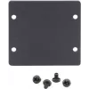 Kramer W-2BLANK sort front-blindplade til vægplader (2 udsparinger) 85-00705090