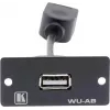 Kramer WU-AB modulært Snap-In-indsats USB Type-A hun til hun sort 85-0118399