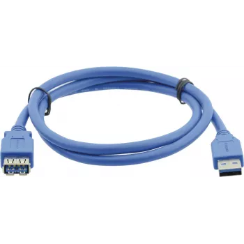 Kramer Electronics USB-A han til USB-A hun 3.0 forlængerkabel 3 m sort (96-02310010)