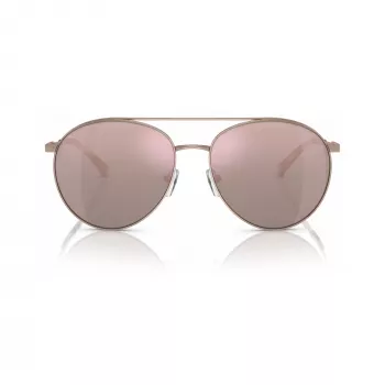 Michael Kors MK1138-11084Z Women's Cat Eye Sunglasses, Light Gold Frame, Brown Gradient Lens, 58mm
