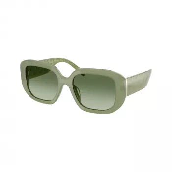 Tory Burch TY7218U20228E dame-solbriller, firkantede, brun Havana-stel, brune gradientglas, 54 mm
