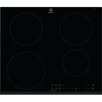 Electrolux LIR60433B 60 cm induktionskogesektion, 4 zoner, touchkontrol, sort
