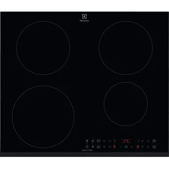 Electrolux CIR60433 induktionskogesektion, 4 kogezoner, touch-control, sort keramisk glas