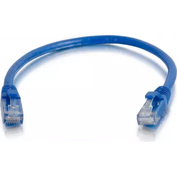 C2G 1 m blå Cat6 Snagless UTP PVC Ethernet-patchkabel 83386