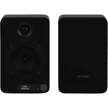 Pure Acoustics Pure Classic Active Sort EU/UK Systemradio DAB/DAB+/UKW med Bluetooth og fjernbetjening (254590)