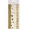 ARTOZ dekorativt silkepapir prikker guld/hvid 50 x 70 cm (144500-76)
