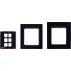 Kramer Electronics RC-206/RC-306 EU Panel Set 80/86 (B) – sort ramme- og frontpladesæt til EU-version af RC-206/RC-306 30-00020599