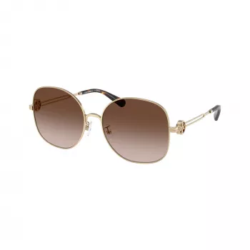 Tory Burch TY6112-334613 dame solbriller butterfly dark havana brun gradient 56/16/140 mm
