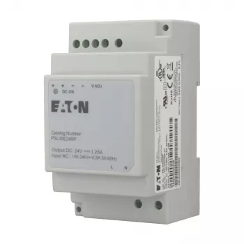 Eaton PSL30E24RP enkeltfaset strømforsyning 30W 24V DC DIN-skinne EP-401403