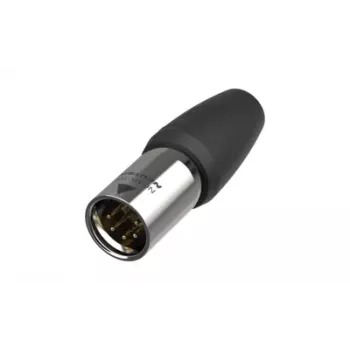 Neutrik NC5MX1-TOP 5-Pin XLR Male Cable Connector, Black, IP65