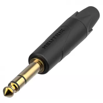 Neutrik NP3XX-AU-0 1/4 inch TRS Phone Plug Gold Contacts