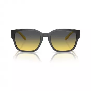 Arnette AN4325-27862Q unisex firkantede solbriller, gråt stel, grå polycarbonatglas, 54-19-145 mm