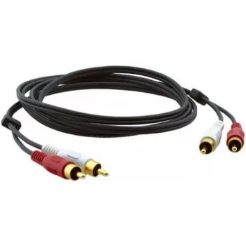 Kramer C-2RAM/2RAM-1 RCA-stik til RCA-stik koaksial-audiokabel 0,3m sort 95-0202001