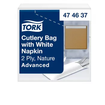 TORK 100 bestikposer brun 6,0 x 19,5 cm (474637)