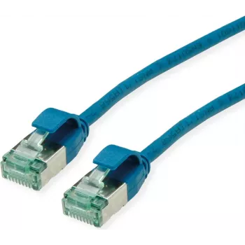 ROLINE RM U/FTP Cat.6A Slim patchkabel, LSZH, blå, 1,5 m 21.45.3344