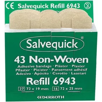 SÖHNGEN Salvequick vlies-plasterstrimler, 43 stk., hudfarvet, hypoallergen, latexfri 1009943