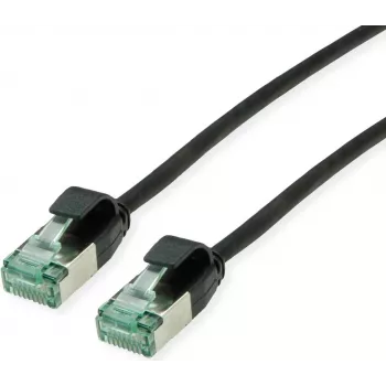 ROLINE RM U/FTP patchkabel Cat.6A/Class EA SLIM sort 2m - FTP 21.45.3355