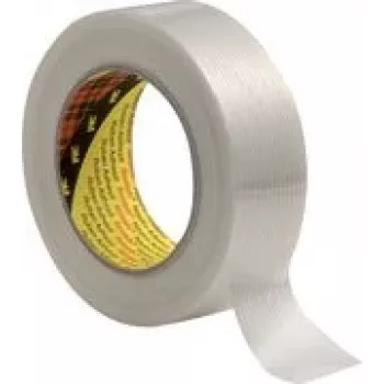 3M Scotch filamenttape 8956, transparent, 50 mm x 50 m, 0,131 mm tyk, PP-film-bærer, 1 rulle 89565050