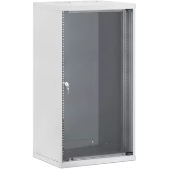 Intellinet 19 inch netværksvægskab, Basic Line, 20U, 400 mm dybde, grå 716741