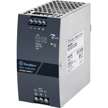 Finder 78.Y1.1.230.2412 strømforsyning 24V DC 20A 480W DIN-skinne