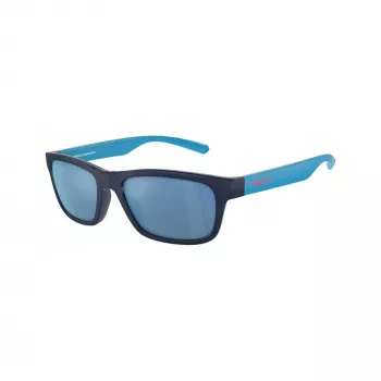 Arnette AN4340-275422 Unisex rektangulære solbriller, mat sort stel, mørkegrå linser, 53mm