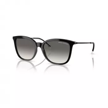 Armani Exchange dame-solbriller firkantet AX4151S 815811 sort/grå gradient 55mm