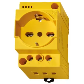 Finder eltavle-stikdåse 7U.00.8.230.0002 gul