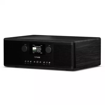 Pure Classic C-D6i internetradio med DAB+ og FM, sort/sort ask 254587