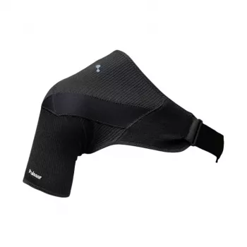 Pulsaar Active Adjustable Shoulder Support Brace with Bamboo Charcoal and Germanium, Black, Size M