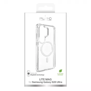 SBS Mobile transparent MagSafe-cover til Samsung Galaxy S26 Ultra – transparent PUSGS26ULITEMAGTR