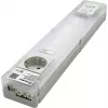 Finder LED Control Cabinet Light with Schuko Socket, 6W, 1000lm, 4000K, White/Transparent, 360mm 7L.55.8.230.4200