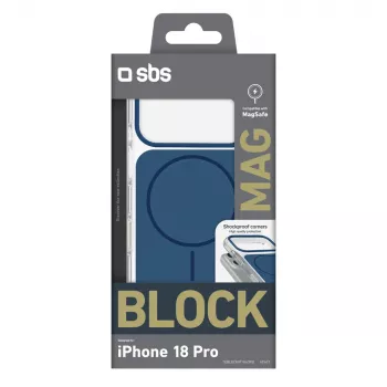 SBS Block cover til iPhone 18 Pro MagSafe-kompatibelt – blå