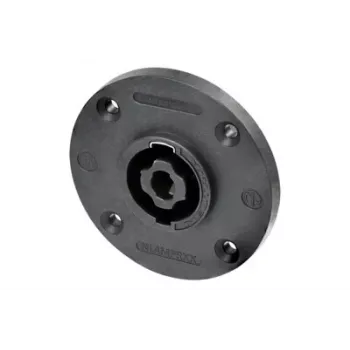 Neutrik NL4MPRXX speakON Chassis Connector 4-Pole Female Panel Mount Black