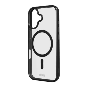 SBS cover Apple iPhone 17 transparent sort MagSafe-kompatibelt TEMAGCOLIP1763K