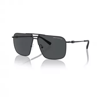 Armani Exchange herre firkantede solbriller AX2050S609980 matsort/mørkegrå 60mm