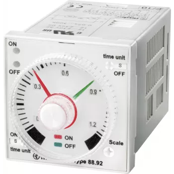 FINDER 88.92.0.240.0000 multifunktions-tidsrelæ, 240 V AC, 2 vekselkontakter, 16 A, DIN-skinne