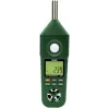 Extech EN300 5-i-1 miljømåler: anemometer, hygrometer, luxmeter, termometer, lydniveaumåler