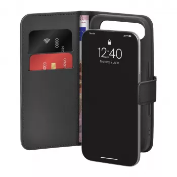 PURO flipcover til Apple iPhone 17 Air PUIPC1766BOOKC8BLK sort